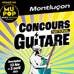 Concours National de Guitare au MuPOP le 13/05/2023